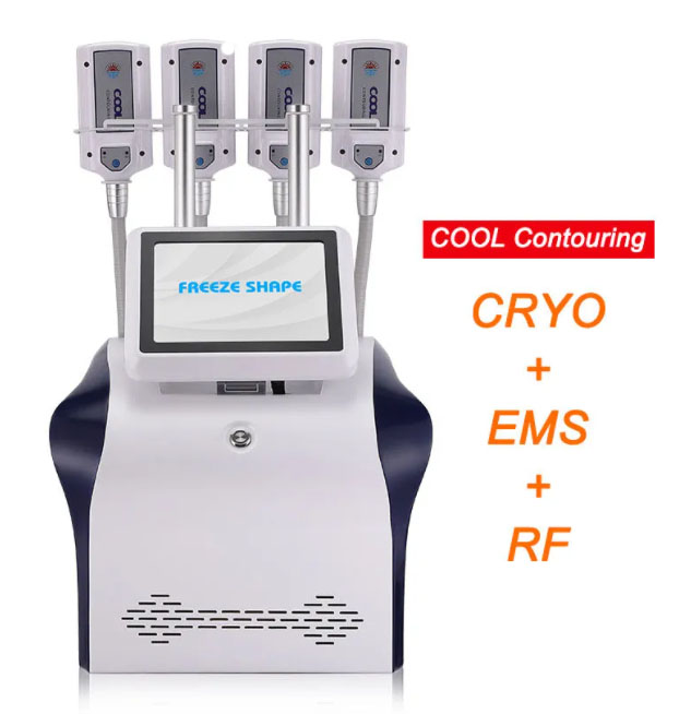 New Cryolipolysis Slimming Machine Ems Pads Cellulite Removal Cryo Plates With Ems Weight Loss Machine