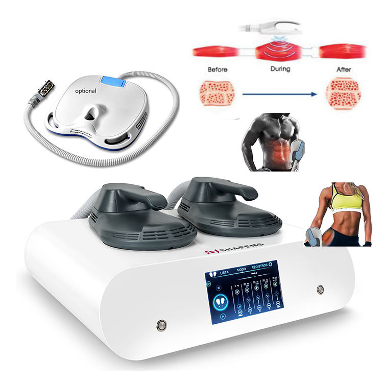 Newest Aesthetics Emslim Nova RF 2 Handles Shape Slimming Machine Electromagnetic EMS HIEMT High Intensity Focused Muscle Stimulator Body Sculpting