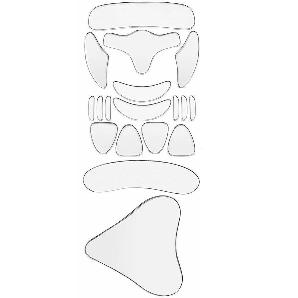 Face Massager 18 Skin Lifting Patches Reusable Silicone Anti-wrinkle Face Forehead Cheek Chin Sticker Anti Aging Wrinkle Remover Strips 230919