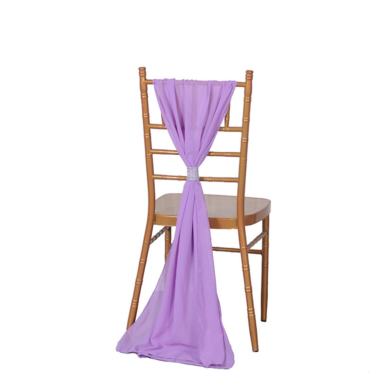Chiffon Chair Sash Wed Chair Band for Chiavari Chair Decoration