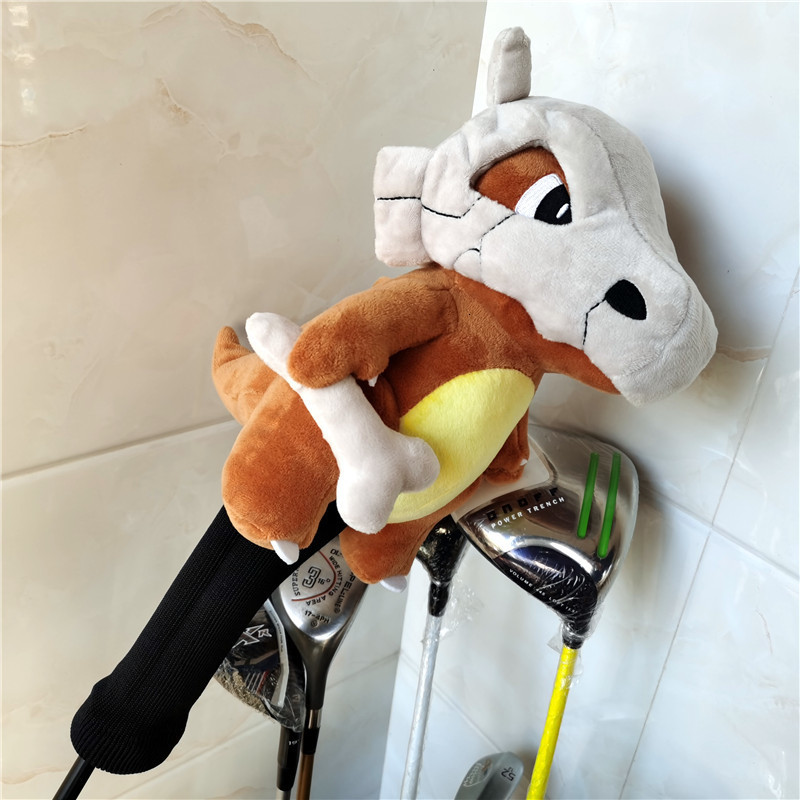 Other Golf Products Cartoon Golf club head cover plush driver fairway woods hybrid irons headcover Drop 230919
