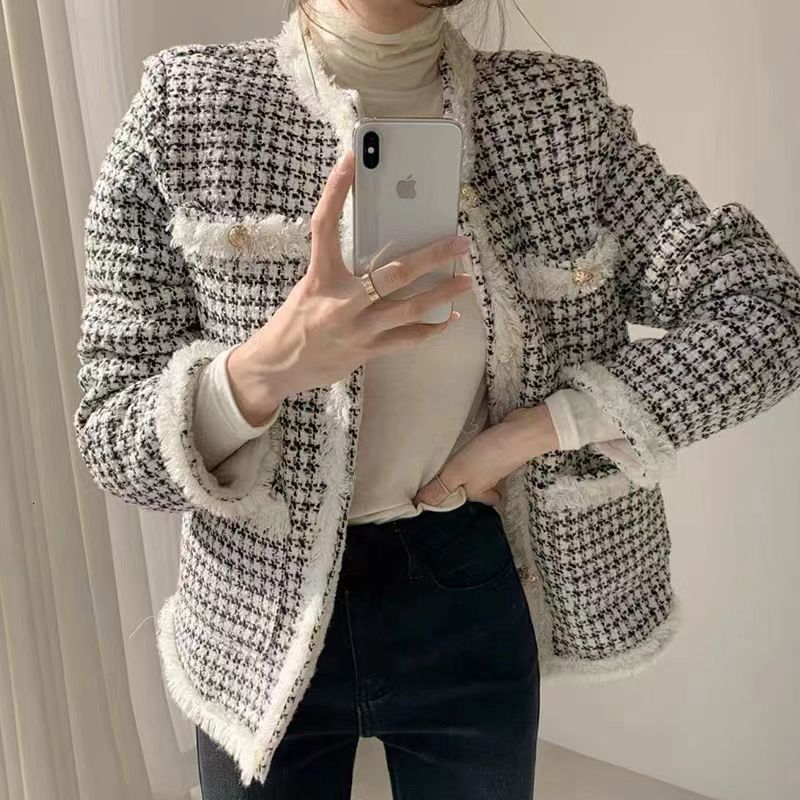 Women's Jackets Korea Fashion 2023 Jacket Autumn Winter Clothes High Quality Women Clothing Y2k Coat Long Sleeve Casual Woolen Fabric Tops 230919