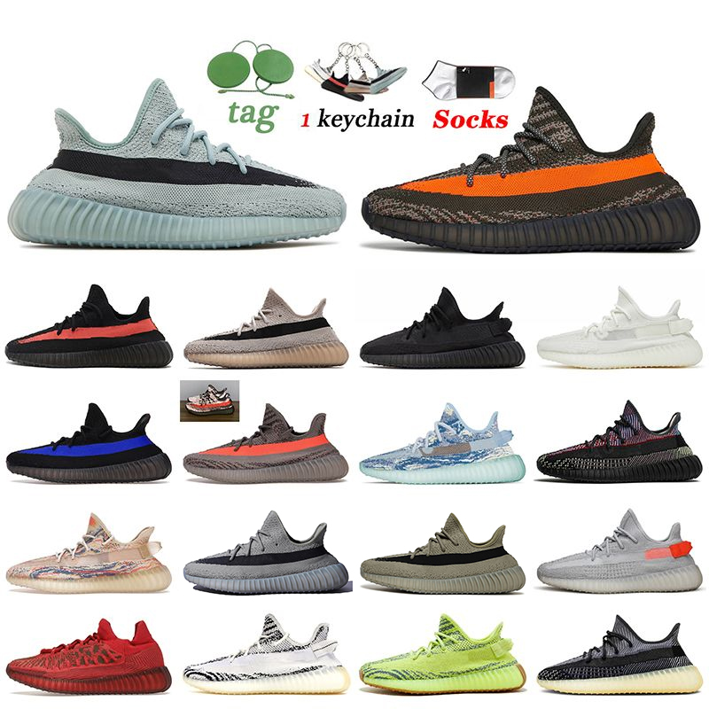 Top Quality Salt Carbon Running Shoes Slate Onyx Bone Oreo Mono Clay Tail Light White Black Bred Designer Women Mens Trainers Jogging Sports Sneakers 36-48