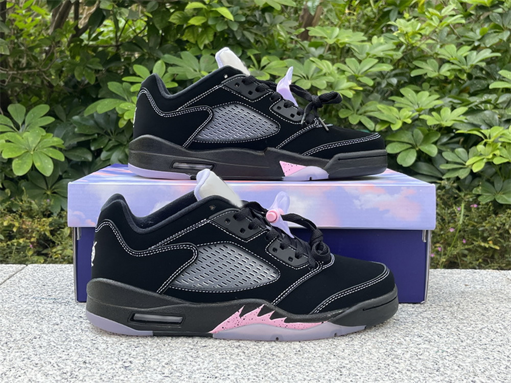 Basketball Shoes Dress 5 5s Low Dongdan Mens Womens Black White-lilac Ice-pink Rise Dx4355-015 Designer Sneakers Men Trainers
