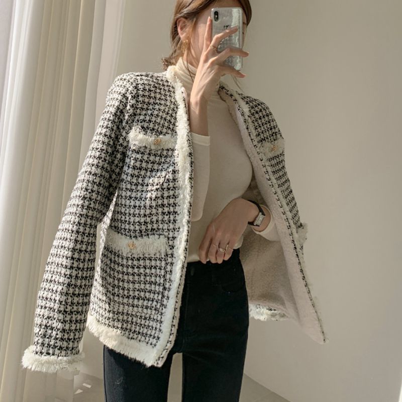 Women's Jackets Korea Fashion 2023 Jacket Autumn Winter Clothes High Quality Women Clothing Y2k Coat Long Sleeve Casual Woolen Fabric Tops 230919