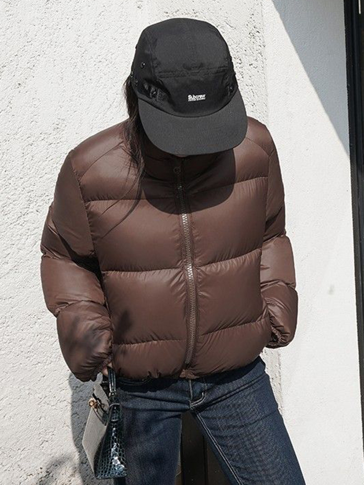 Women s Down Parkas 2023 Winter Short Female Puffer Jacket Warm Coat Loose Cotton Padded Windproof Outerwea 230920