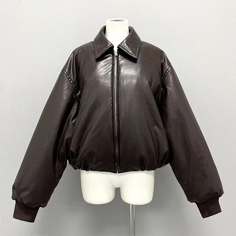 Womens Down Parkas Fashion bread cotton jacket American street style short high quality womens clothing autumn and winter 230919