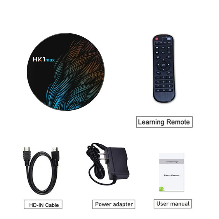 HK1 MAX Smart TV Android 11 4GB 128GB TVbox 2.4G/5G Wifi RK3318 Quad-Core BT 4.0 Set Top Box 4G 32G 64G 4K HD Media Player