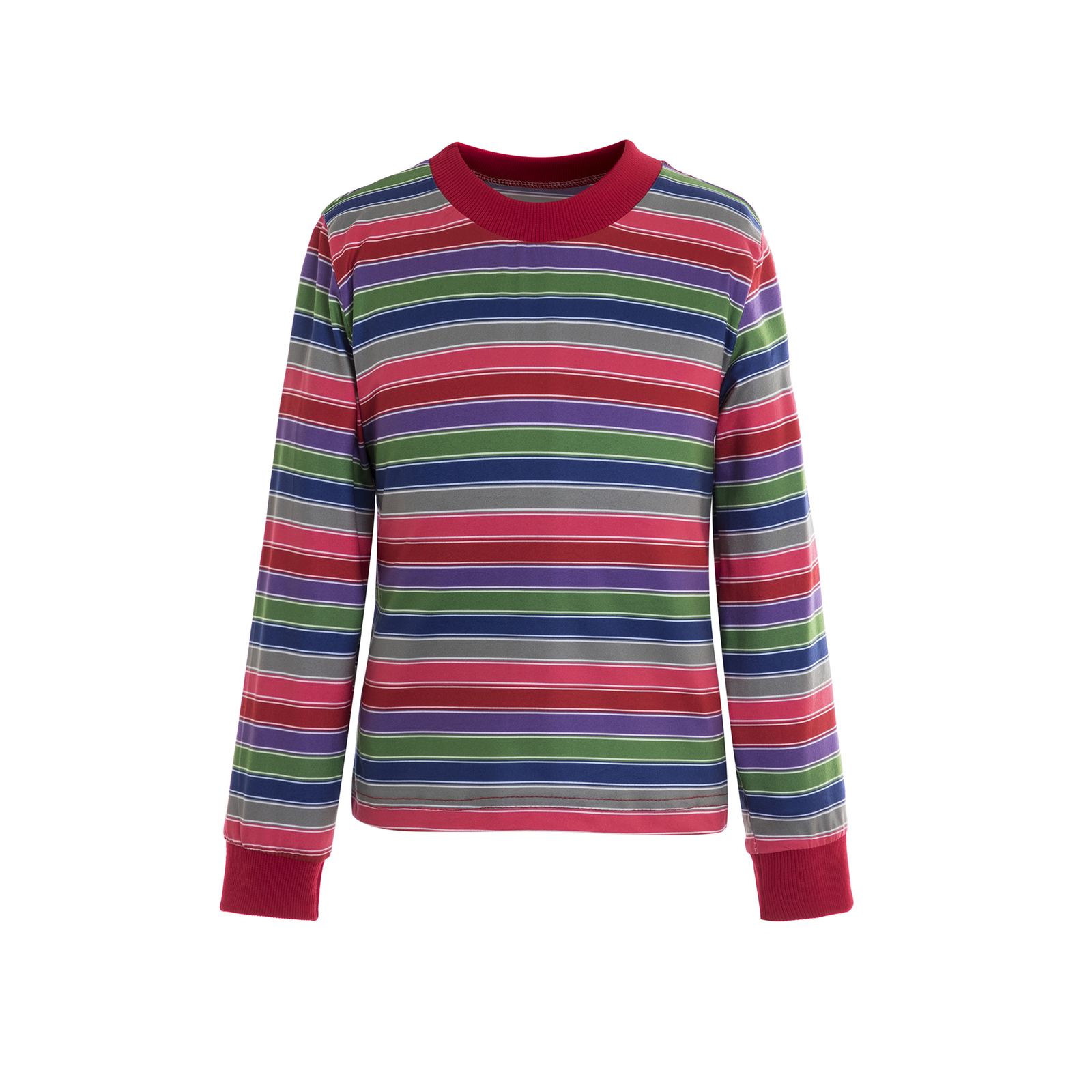 Family Matching Outfits Chucky costume Kids Cosplay Costume for Boys Infants/Toddlers/Kids Rainbow Striped Nice Guy Cosplay T-Shirt Costume penny wise