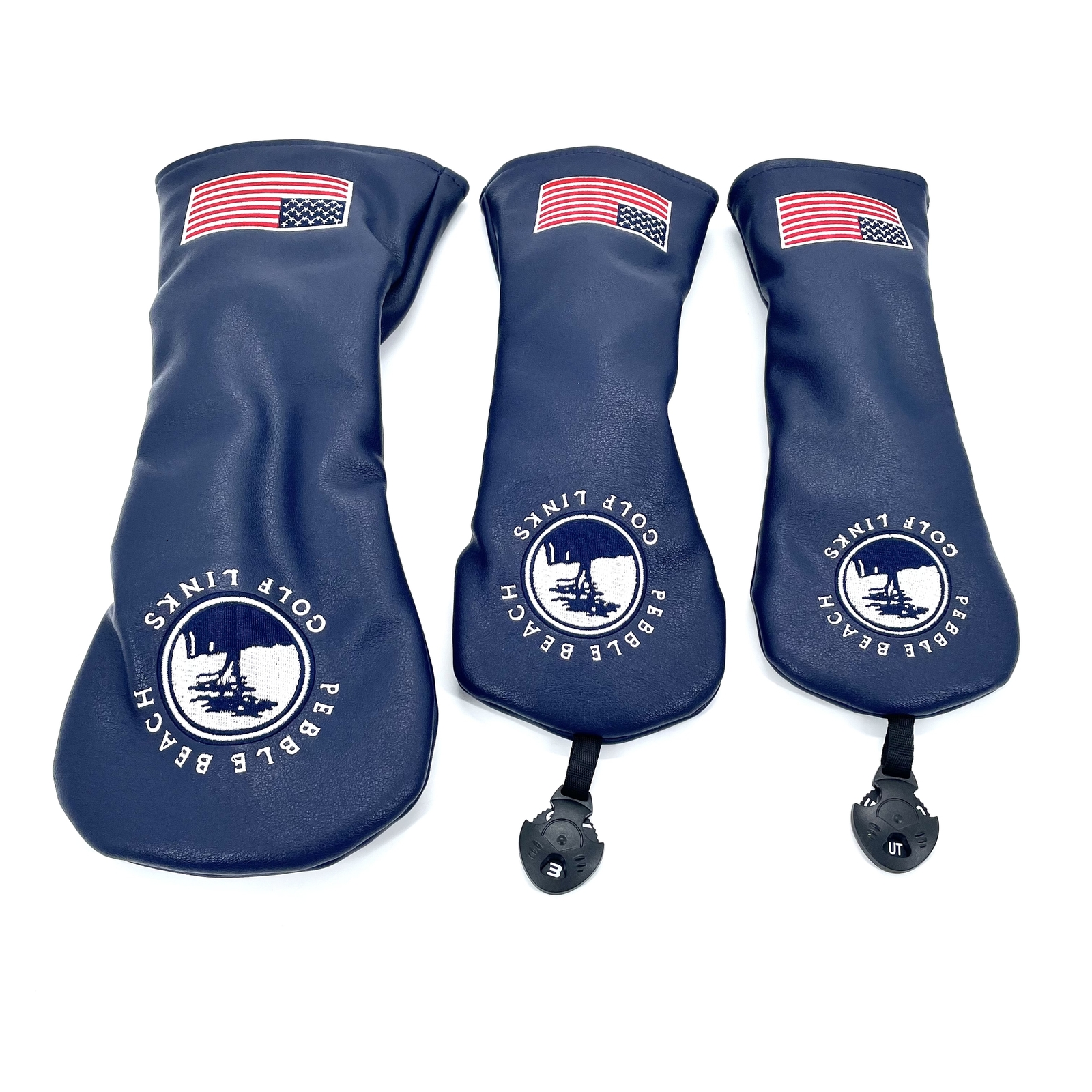 Other Golf Products Small Tree pattern Pu Leather Head cover Driver Covers Fairway Wood Hybrid Putter Cover 230919