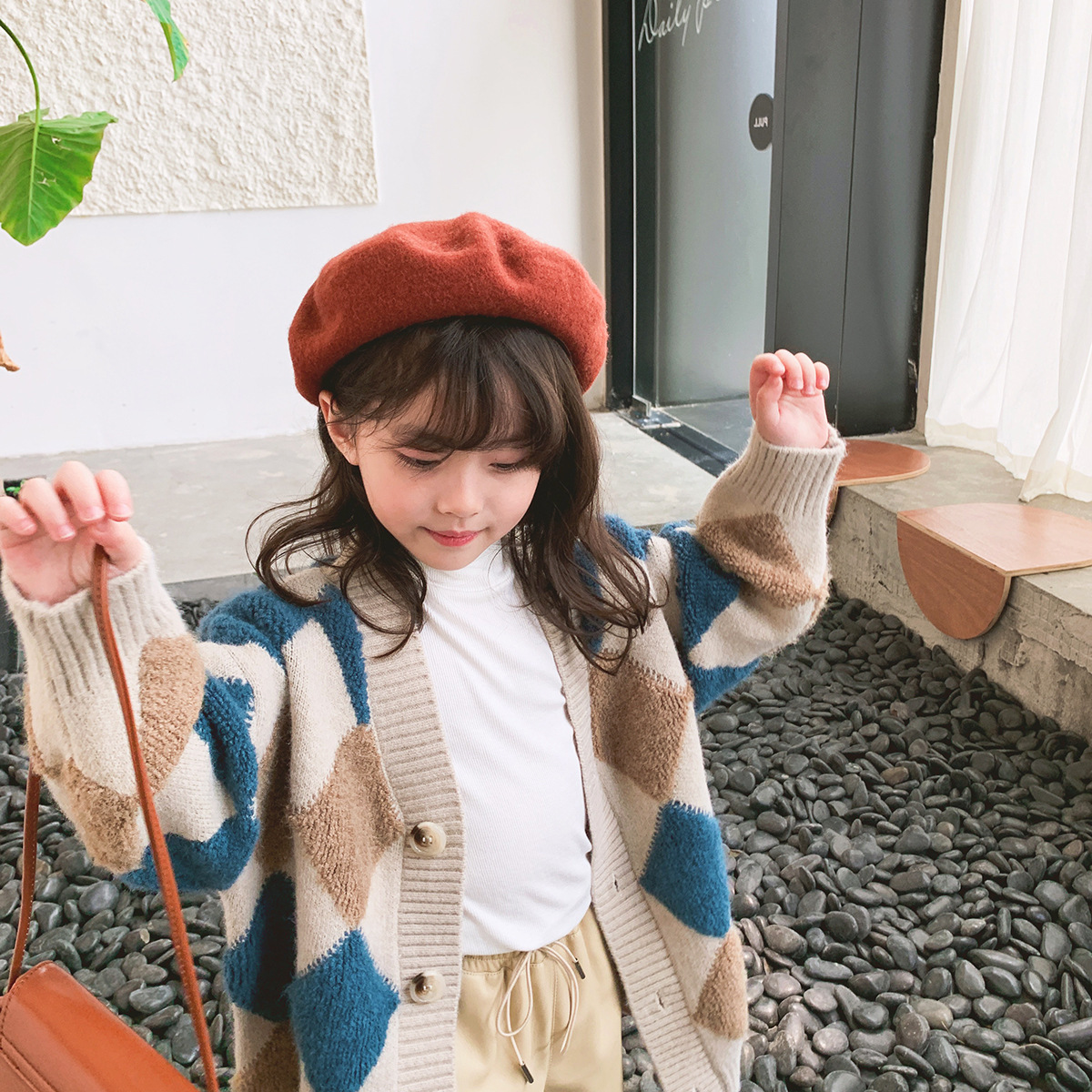 Cardigan Baby Girl Knitted Cardigan Sweater Clothes Autumn Winter Long Sleeve Coat Kid Clothing Holiday for Teenager for 5-12 Years 230919