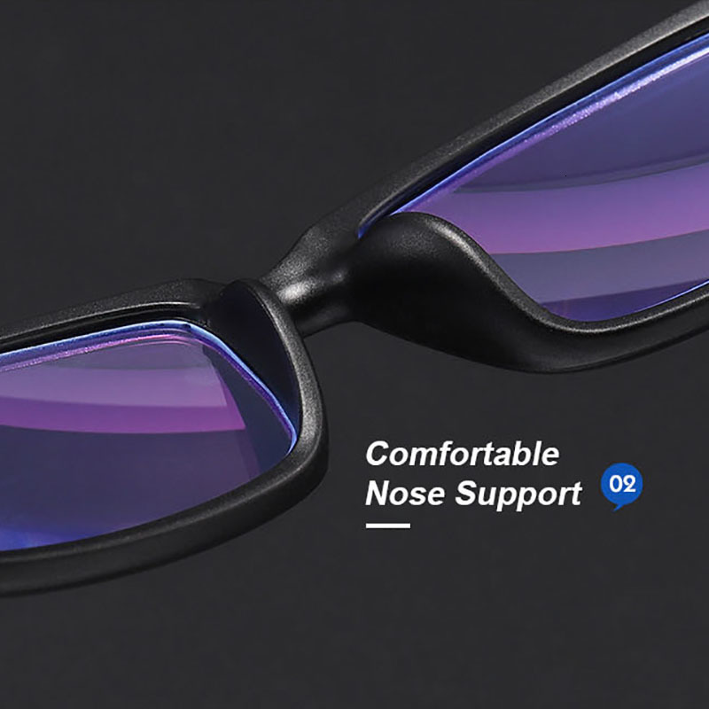Sunglasses Frames Reading Glasses For Men Women Sports Anti blue Light Eyewear Black Red TR90 Frame Presbyopia Eyeglasses 100 to 400 230919