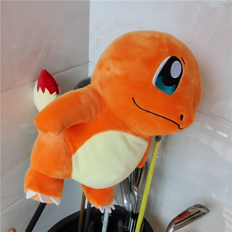Other Golf Products Cartoon Golf club head cover plush driver fairway woods hybrid irons headcover Drop 230919