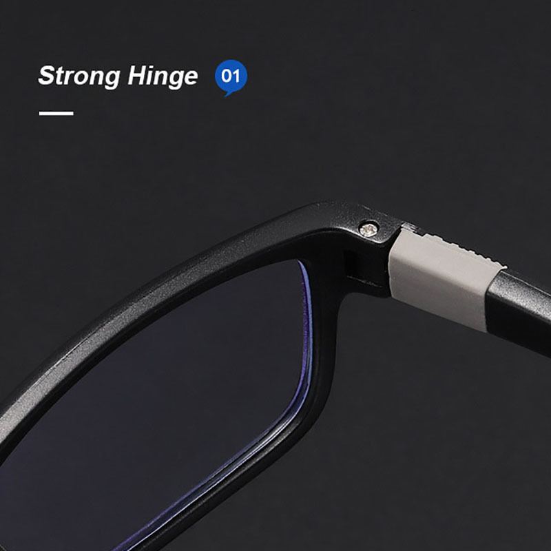 Sunglasses Frames Reading Glasses For Men Women Sports Anti blue Light Eyewear Black Red TR90 Frame Presbyopia Eyeglasses 100 to 400 230919