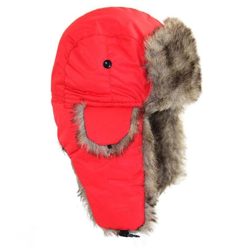 Trapper Hats Men Unisex Warm Trooper Earflap Winter Flaps Ski Hat Bomber 230919