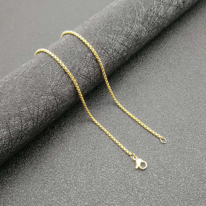 Full Zircon Titanium Steel Cross Pendants Gold Silver Color Necklace Jewelry For Men Women