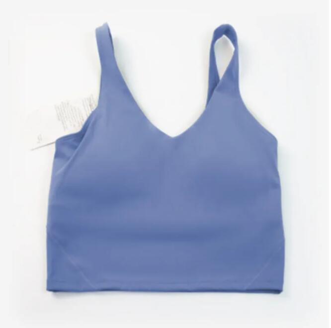 Women's Yoga Bra Summer U-shaped No Steel Ring Built-in Chest Pad Sports Bra for Women Gym Sleeveless Fitness Yoga Fashion Tank Top Bras