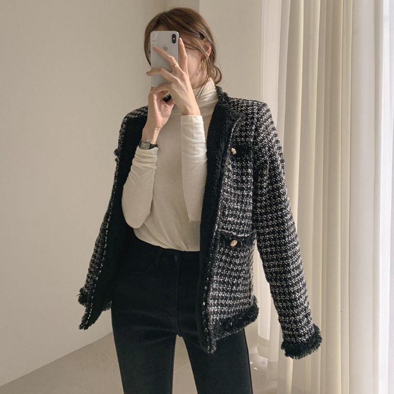 Women's Jackets Korea Fashion 2023 Jacket Autumn Winter Clothes High Quality Women Clothing Y2k Coat Long Sleeve Casual Woolen Fabric Tops 230919