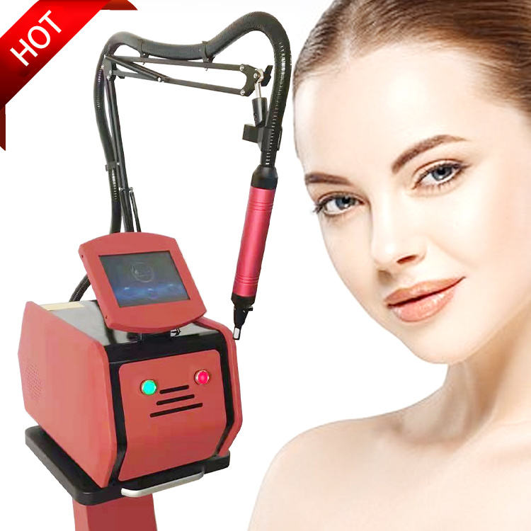 Professional ND Yag Laser Spot Freckle Pigment Tattoo Removal Picosecond Machine For Beauty Salon Skin Tightening Whitening Acne Treatment