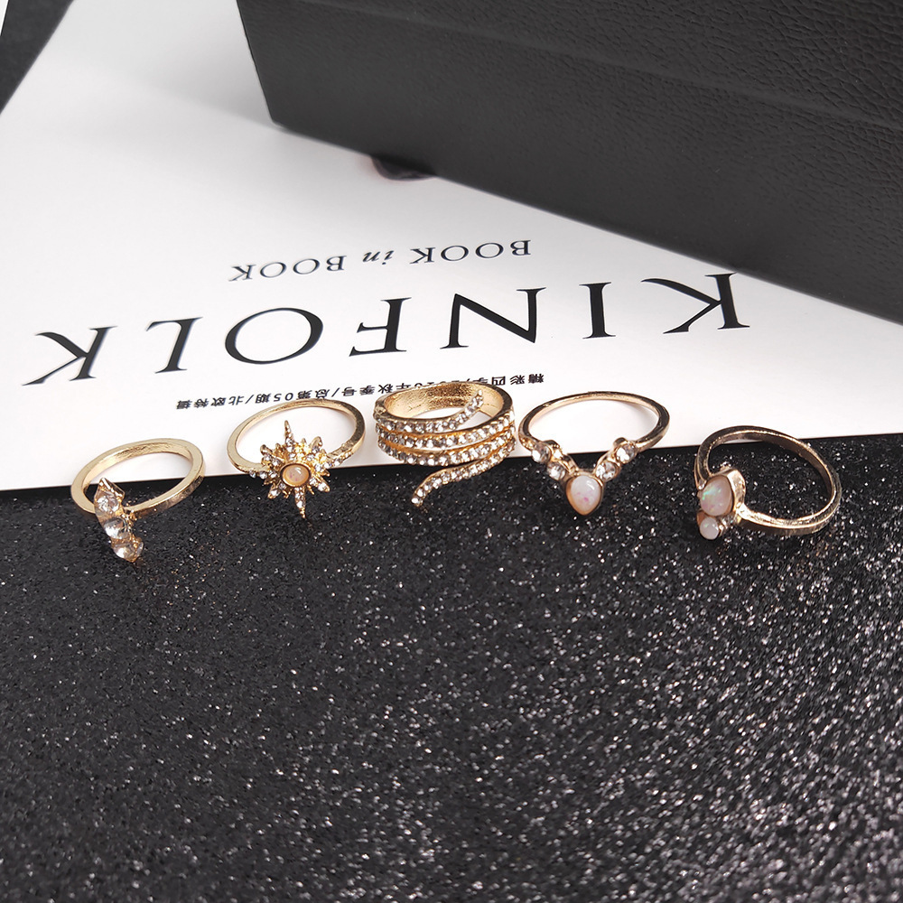 Wedding Rings ring set women rings for girls charms boho jewelry punk accessories bagues anillos mujer schmuck 230920