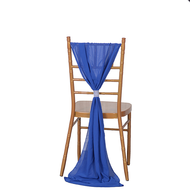 Chiffon Chair Sash Wed Chair Band for Chiavari Chair Decoration