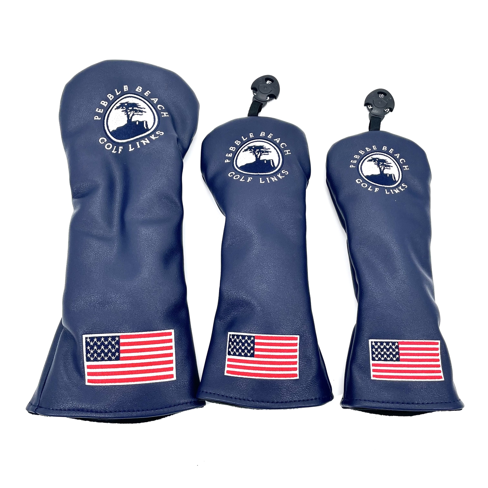 Other Golf Products Small Tree pattern Pu Leather Head cover Driver Covers Fairway Wood Hybrid Putter Cover 230919