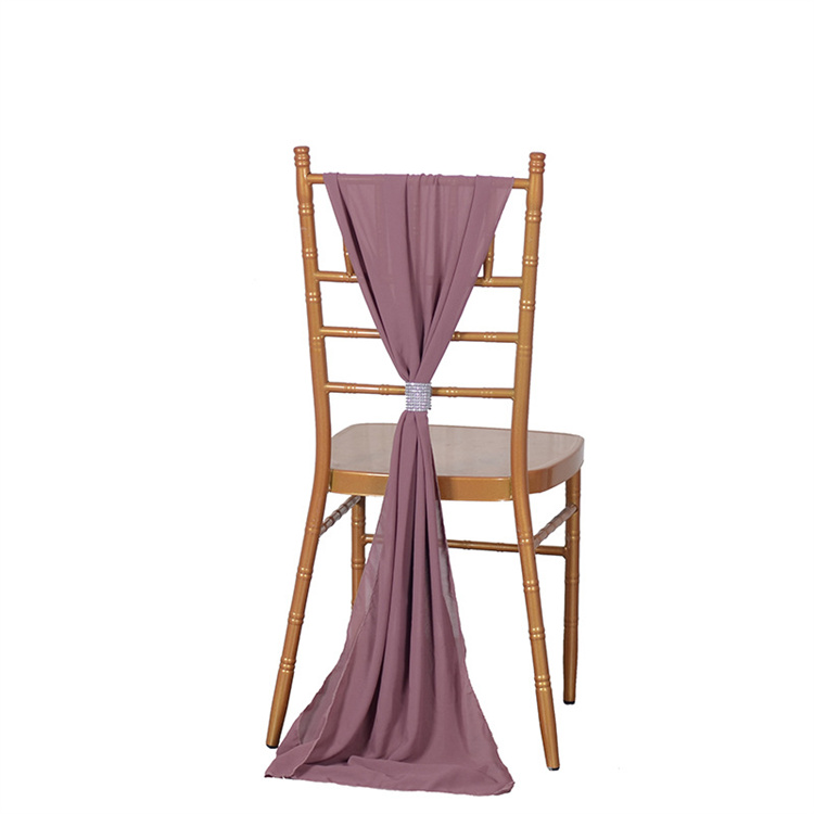 Chiffon Chair Sash Wed Chair Band for Chiavari Chair Decoration