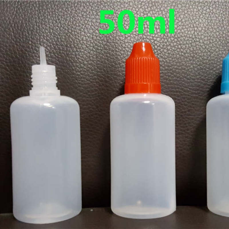 Plastic Packaging Bottle 5ml 10ml 15ml 20ml 30ml 50ml 60ml 100ml 120ml Soft Translucent Needle Dropper For Essential Oils Liquid Juices Cosmetic Stora
