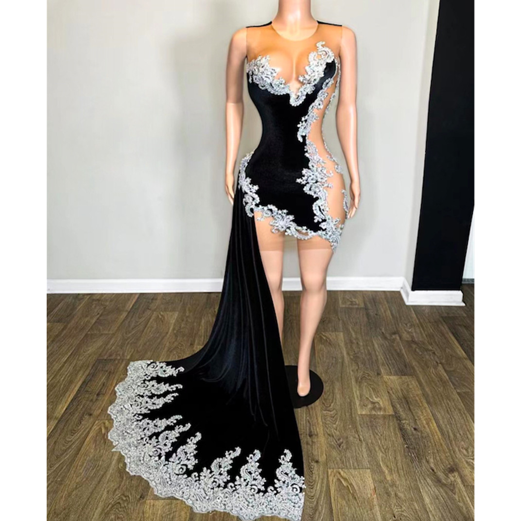 Princess Generous Purple Tulle V Neck Prom Dresses 3D Ral Applique Zipper Back Long Formal Party Gowns Custom 01 Lz0304