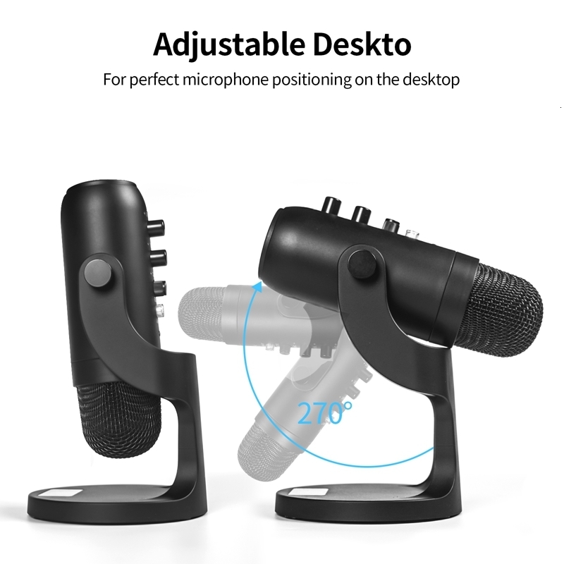 Microphones Professional USB Microphone Streaming Podcast Studio Cardioid Condenser PC Computer Mic Stand For Streaming Video Gaming Singing 230920