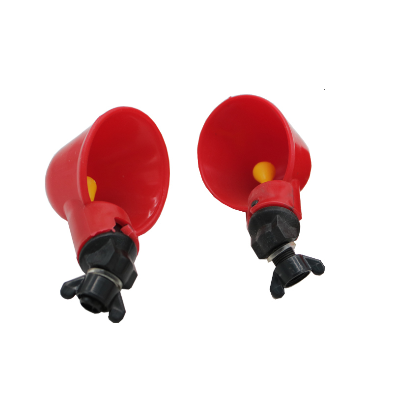 Other Pet Supplies 24pcs Automatic Chicken Waterer Cups Plastic Backyards Water Feeder Poultry Drinking Bowls Float Style Feed 230920