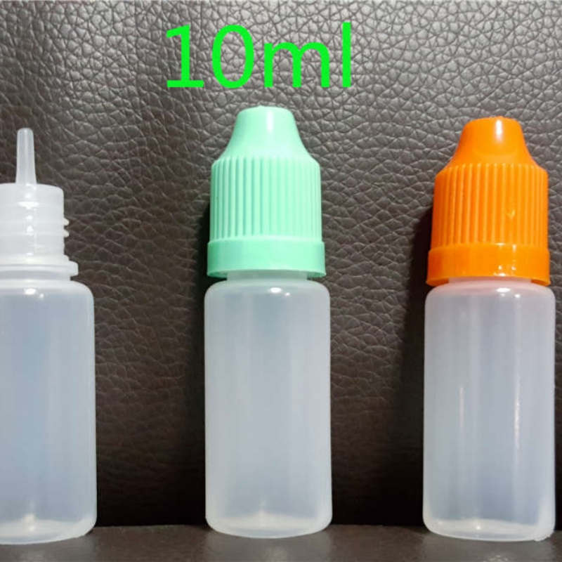 Plastic Packaging Bottle 5ml 10ml 15ml 20ml 30ml 50ml 60ml 100ml 120ml Soft Translucent Needle Dropper For Essential Oils Liquid Juices Cosmetic Stora