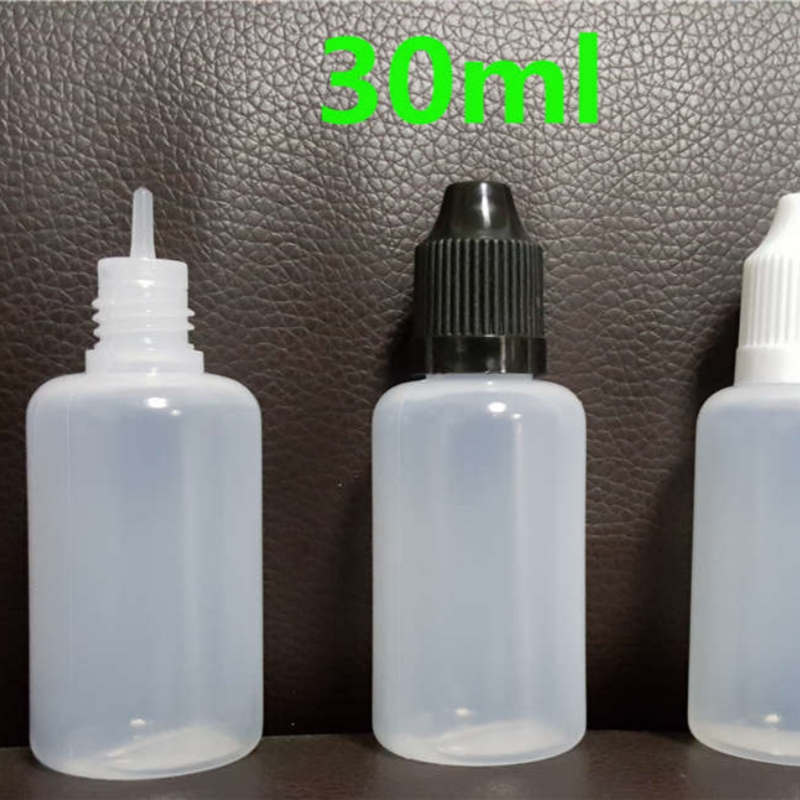 Plastic Packaging Bottle 5ml 10ml 15ml 20ml 30ml 50ml 60ml 100ml 120ml Soft Translucent Needle Dropper For Essential Oils Liquid Juices Cosmetic Stora