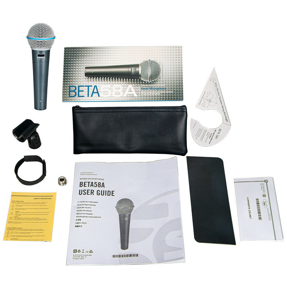 Microphones BETA 58 Wired Microphone Professional Studio Microphone Dynamic Vocal MICS For Singing/Speech 230920