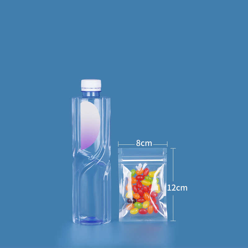 Flat Transparent Mylar Packaging Bags Sealing Clear Pouch For Food Cookies Chocolate Sugar Snack Coffee Bean Tea Dried Fruit Nuts Kernels Peanut Seeds