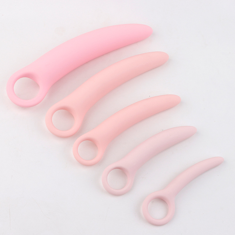 Anal Toys Vaginal dilator vaginal spasm vaginal dilator vaginal plug female anal dilator pink anal plug exerciser male masturbator 230920