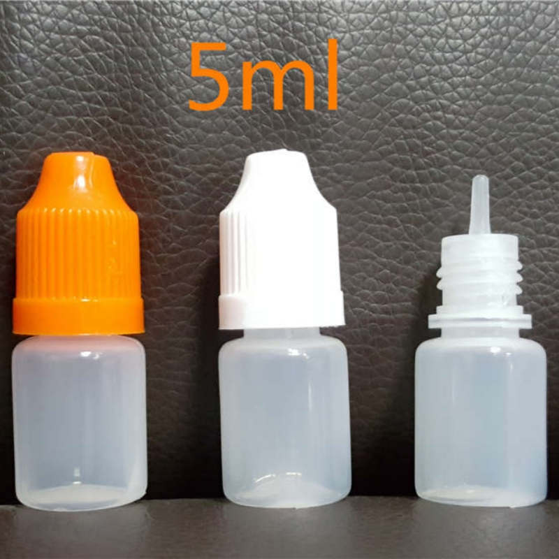Plastic Packaging Bottle 5ml 10ml 15ml 20ml 30ml 50ml 60ml 100ml 120ml Soft Translucent Needle Dropper For Essential Oils Liquid Juices Cosmetic Stora