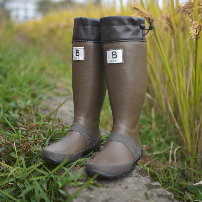 Rain Boots Wild Bird Society of Japan Rainboots Men's outdoor rain boots fishing water boots rubber waterproof shoes wbsj boots japan 230920