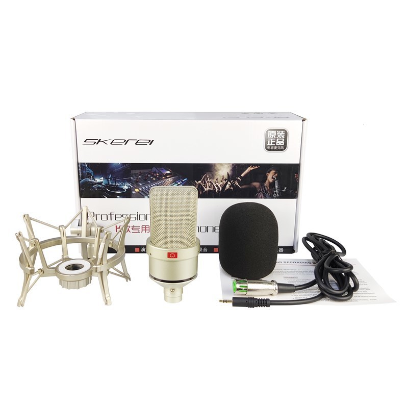 Microphones Professional Condenser Microphone Studio For PC Laptop Computer Mic Karaoke Singing Streaming Wired Mikrofon Mike Sound Microphn 230920