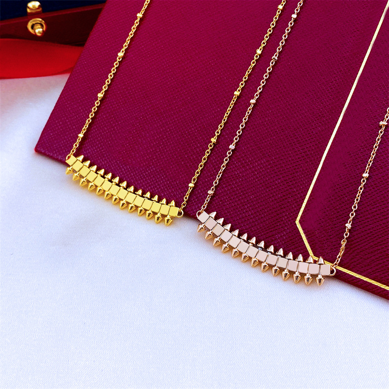 bullet necklace gold necklaces designer jewelry woman 18K rise gold silver rotatable bullet love Necklace hip hot Jewelry wedding party gift wholesale