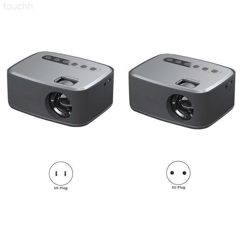 Projectors 1080P Video Beamer Multimedia Home Theater Movie Projector Fit For Home Cinema Outdoor Beamer USB US Plug L230923
