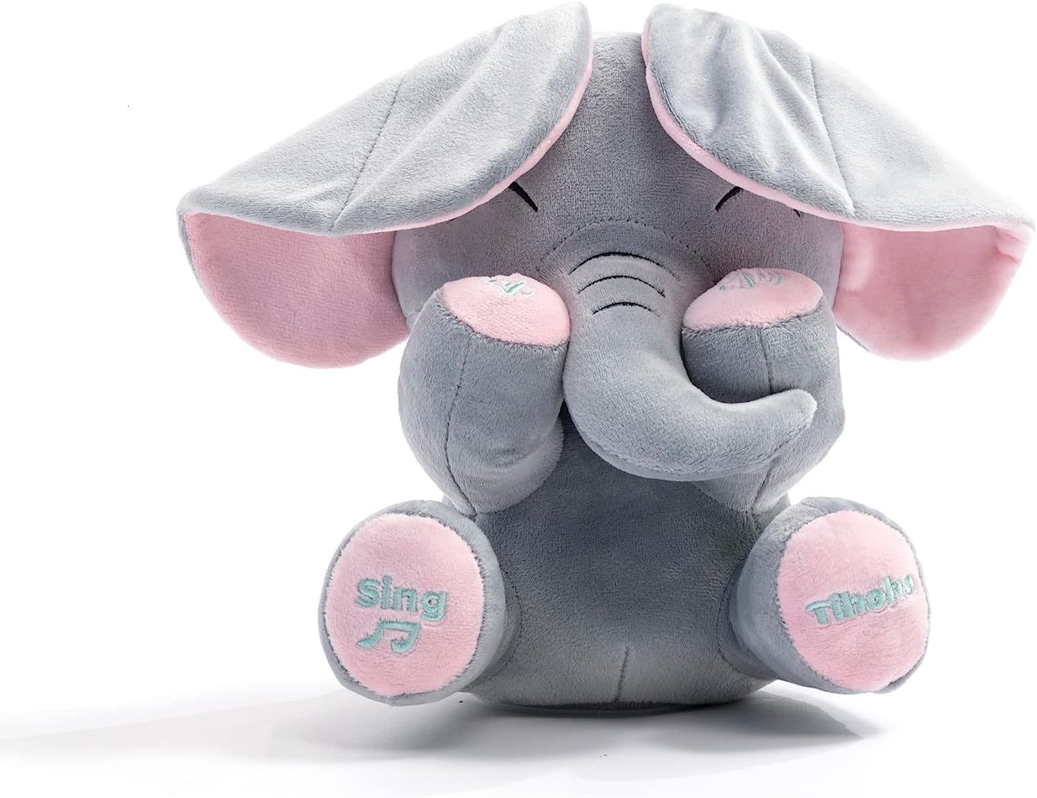 Plush Dolls A Boo Elephant Animated Talking Singing Elephant Plush Huggable Toy Baby Animated Elephant Plush Cute Toys Gift Stuffed Doll for 230921