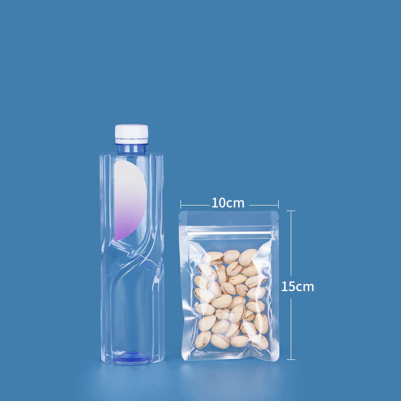 Flat Transparent Mylar Packaging Bags Sealing Clear Pouch For Food Cookies Chocolate Sugar Snack Coffee Bean Tea Dried Fruit Nuts Kernels Peanut Seeds