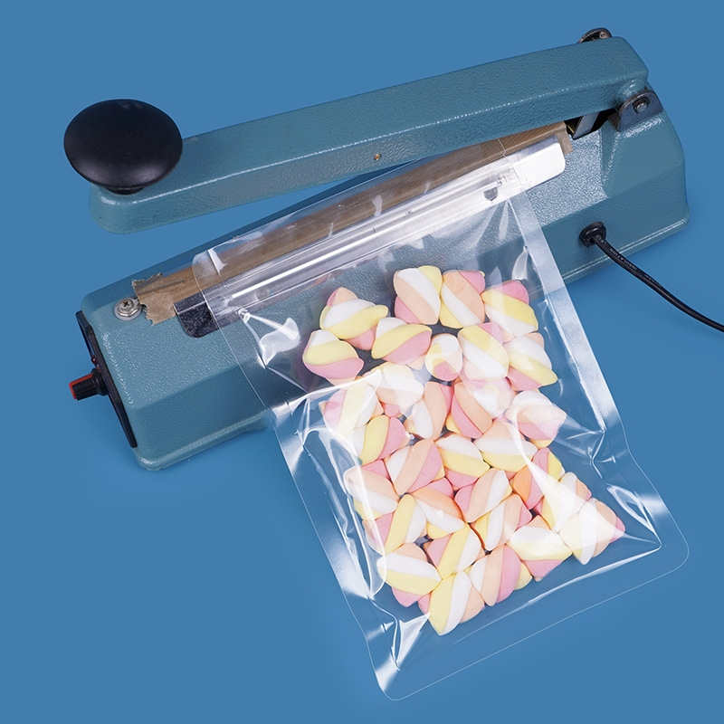 Flat Transparent Mylar Packaging Bags Sealing Clear Pouch For Food Cookies Chocolate Sugar Snack Coffee Bean Tea Dried Fruit Nuts Kernels Peanut Seeds