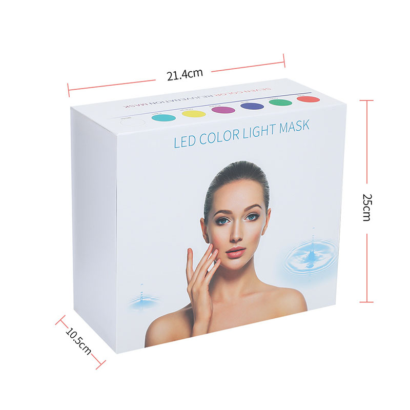 Most Popular Wireless Facial Skin Care Machine Face 7 Color LED Light Photon Red Light Therapy led facial Mask Skin Rejuvenation Face Whitening Wrinkl