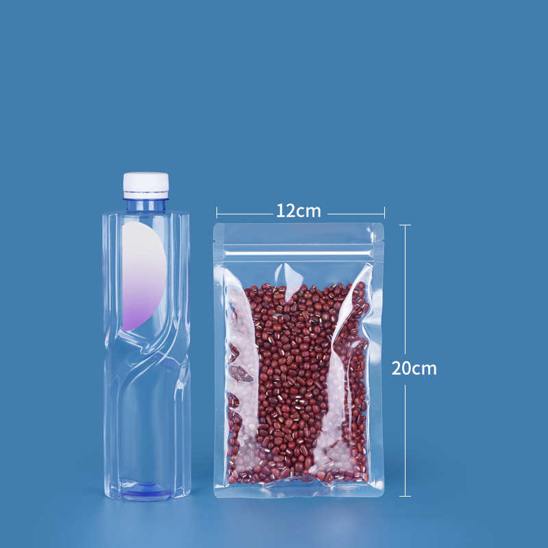 Flat Transparent Mylar Packaging Bags Sealing Clear Pouch For Food Cookies Chocolate Sugar Snack Coffee Bean Tea Dried Fruit Nuts Kernels Peanut Seeds
