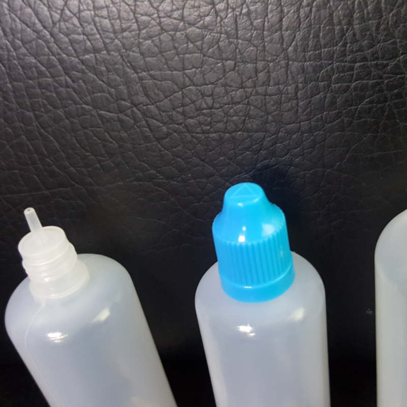 wholesale 60ml 100ml 120ml Plastic Packaging Oils Bottle PE Empty Dropper Bottles Translucent Needle Childproof Caps For Essence Juice Liquid Eye Drop