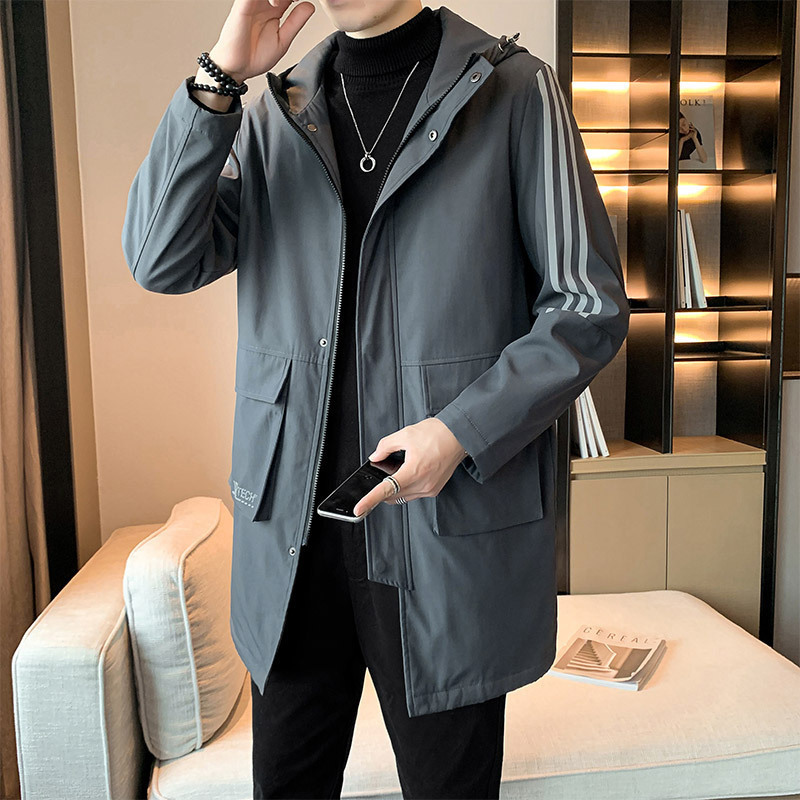 Mens Winter Jacket 4XL-10XL Thick Warm Hooded Parkas Simple Long Hem Practical Windproof Coat and Large Size Outwear 201214