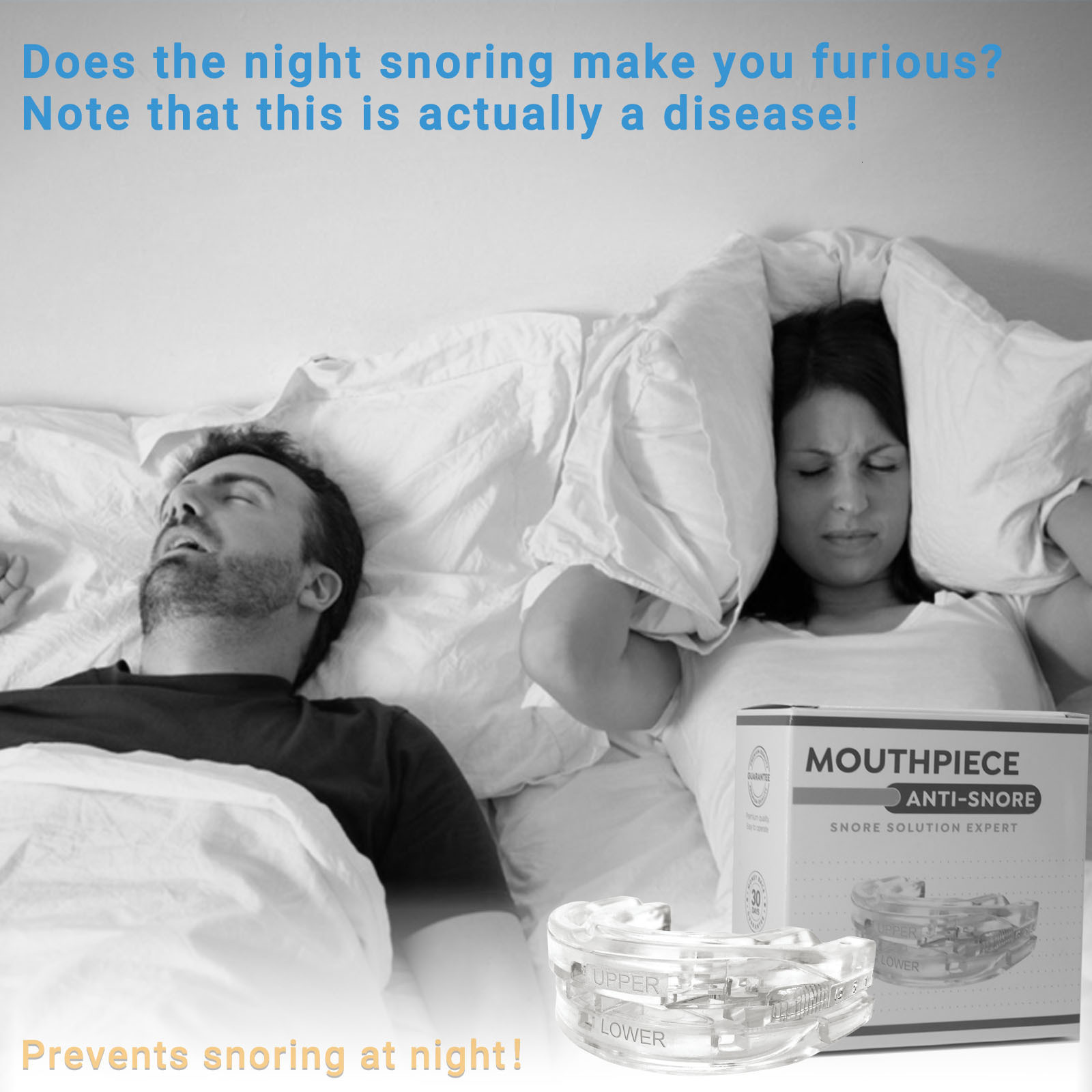 Sleep Masks Snoring Stopper Anti Bruxism Mouth Guard Teeth Apnea Prevention Mechanis y230920