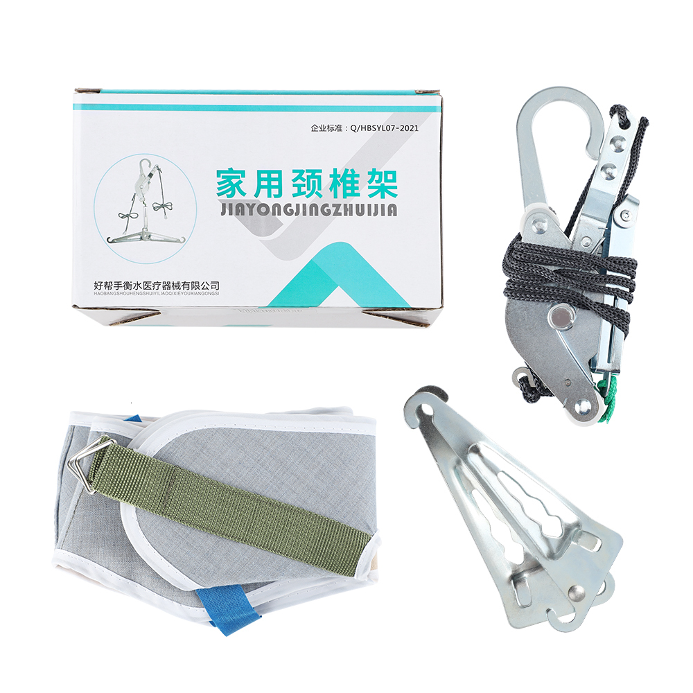 Portable Slim Equipment Cervical Traction Device Home Stretching Hanging Spondylosis Neck Treatment Orthosis Frame 230920
